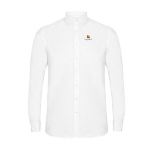 Henbury Long Sleeve Oxford Shirt Black