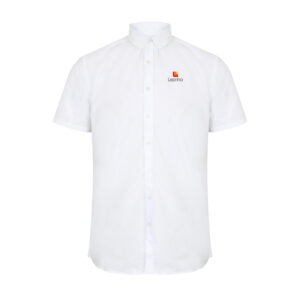 Henbury Short Sleeve Oxford Shirt Black